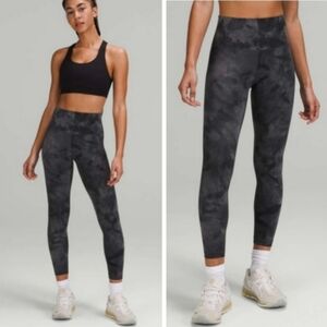 Lululemon Wunder Train High-Rise Tight 28", Diamond Dye Pitch Grey Graphite Grey